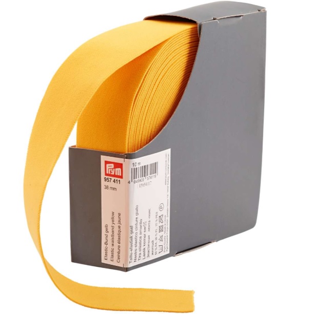 Prym Yellow Waistband Elastic